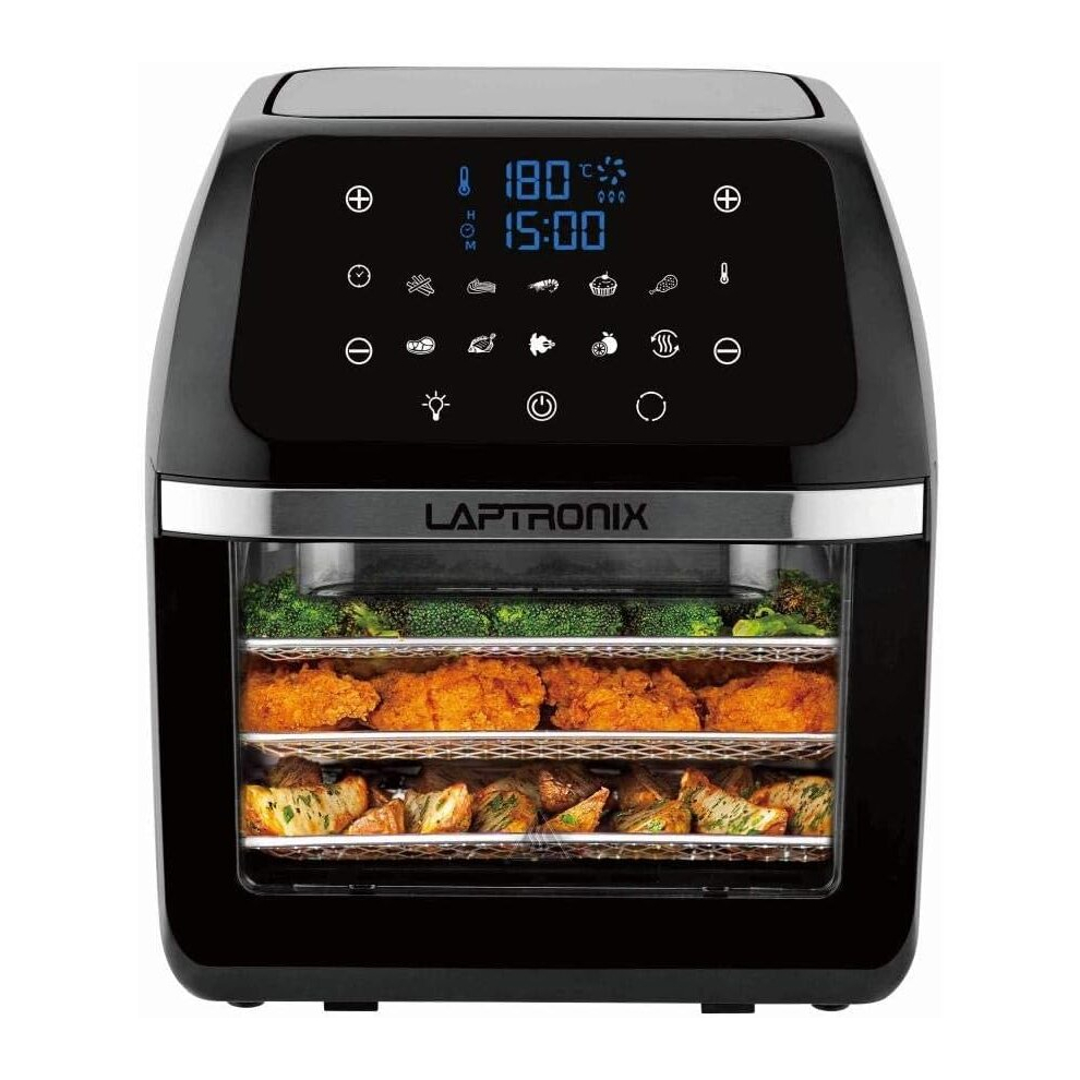 Laptronix 1800W XL Digital Air Fryer - 12L Capacity