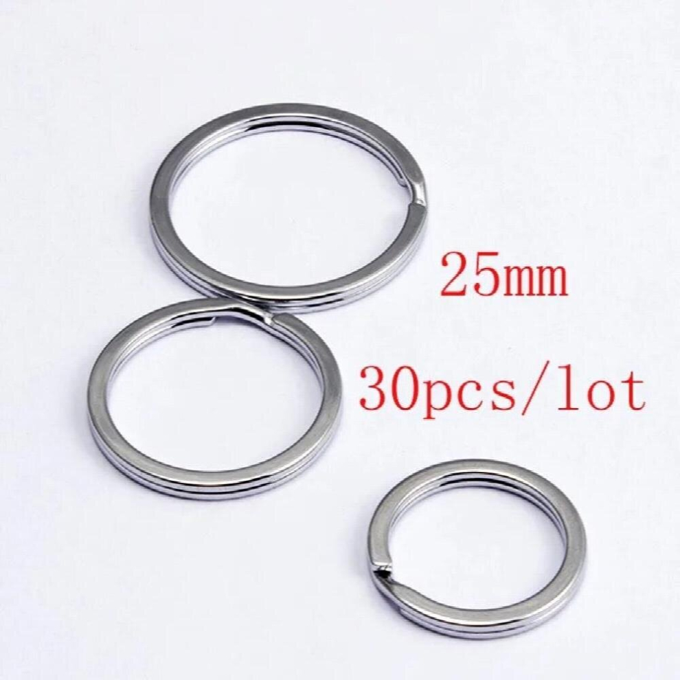Shipping! Dull Silver Plated Split Rings Key Rings 25Mm 30Mm 35Mm Key Ring Keychain Cn039 885673630682