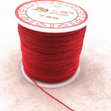 100M/Roll 0.8mm Red Nylon Cord Thread Chinese Knot Macrame Cord Bracelet Braided String DIY Tassels Beading Thread