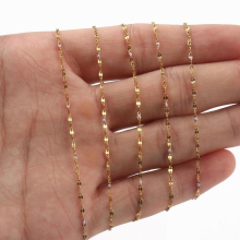 1 m Wire Wrapped Rosary Stone Beads Chains for Jewelry Making DIY Bracelets Necklaces Anklets Accessories