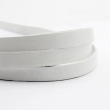 Aaazee 10mmx2mm Flat Cow Hide Leather Strip, Wide Real Band for DIY Bracelet Making Art Crafts