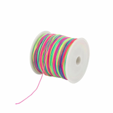 110yards 0.8mm Mix Colors Nylon Cord Thread Chinese Knot Macrame Cord Bracelet Braided String DIY Tassels Beading String Thread