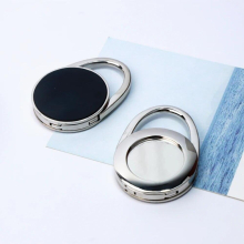 1/5/10pcs Portable Folding Zinc Alloy Purse Hook Crystal Handbag Bag Hanger Hook Holder Table Hook Setting 30mm Blank DIY Crafts