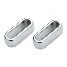 40pcs/lot Alloy Large Hole Spacer Beads Fit Flat Leather Rope Cord Bracelet DIY Jewelry Making Men Slide Charms Accessories