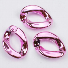 50-500Pcs 17*23MM Plating Opening Acrylic Chain Link Assembled Bead for DIY Making Earrings Necklace Jewelry Accessories