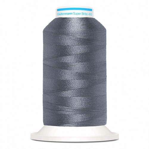 Gütermann Gutermann Super Brite Polyester 40 Embroidery Thread 9112 - 1000 Metres - each
