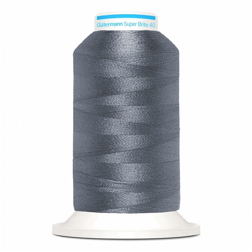 Gütermann Gutermann Super Brite Polyester 40 Embroidery Thread 9112 - 1000 Metres - Each
