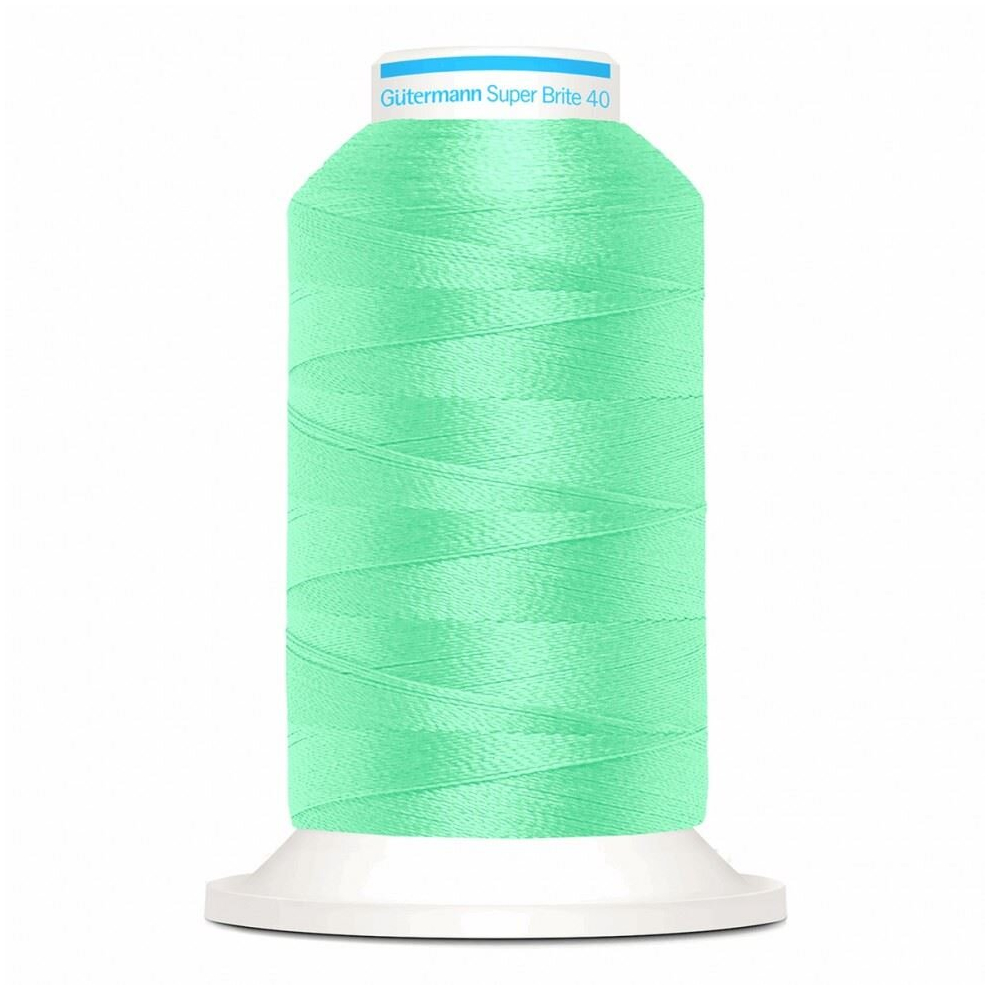 Gütermann Gutermann Super Brite Polyester 40 Embroidery Thread 9106 - 1000 Metres - Each