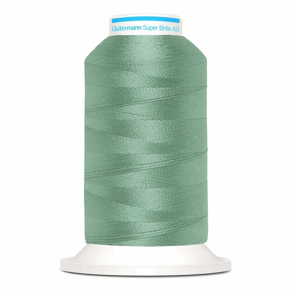 Gütermann Gutermann Super Brite Polyester 40 Embroidery Thread 9107 - 1000 Metres - Each