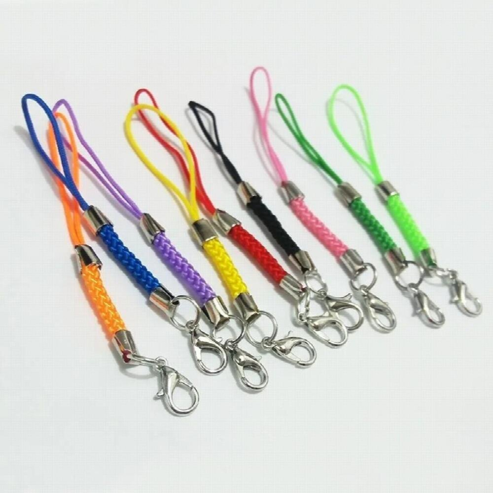 Cell Case Lanyard Lariat Nylon Strap Cords Lobster Clasp Rope Keychains Hooks Mobile Set Charms Usb Jewelry Findings 885673664267