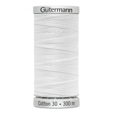 Gutermann No 30 Sulky Cotton Embroidery Thread 1001 - 300 Metres - each