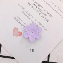 DIY Resin Flower Child Hairpin Headdress Earring Accessories Material 6pcs