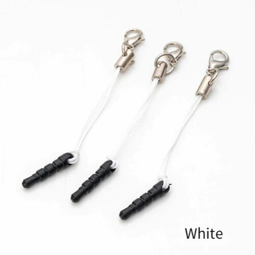 100 Pcs/Lot Lobster Clasp Dust Plug Lanyard Strap Lanyard Mobile Phone Lasso Charm With Charm Chain Pendant Diy 885673676895