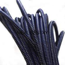 1m/lot 6mm braided round leather cords with stainless steel wire leather braided cords with steel line LEATHER