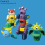 Robots Magnetic 34pcs Building Block Robots Stem Play Educational 5