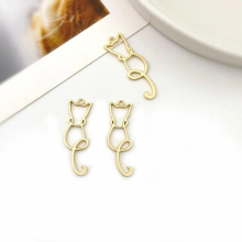 Yajin dripping cartoon cat pendant DIY earrings earrings bracelet key chain mobile phone pendant material