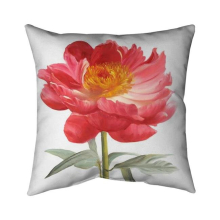 20 x 20 in. Pink Peony-Double Sided Print Indoor Pillow