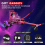 (Galaxy Pink Bundle) 6.5'' Hoverboard and Hoverkart Go Kart LED Bundle 3
