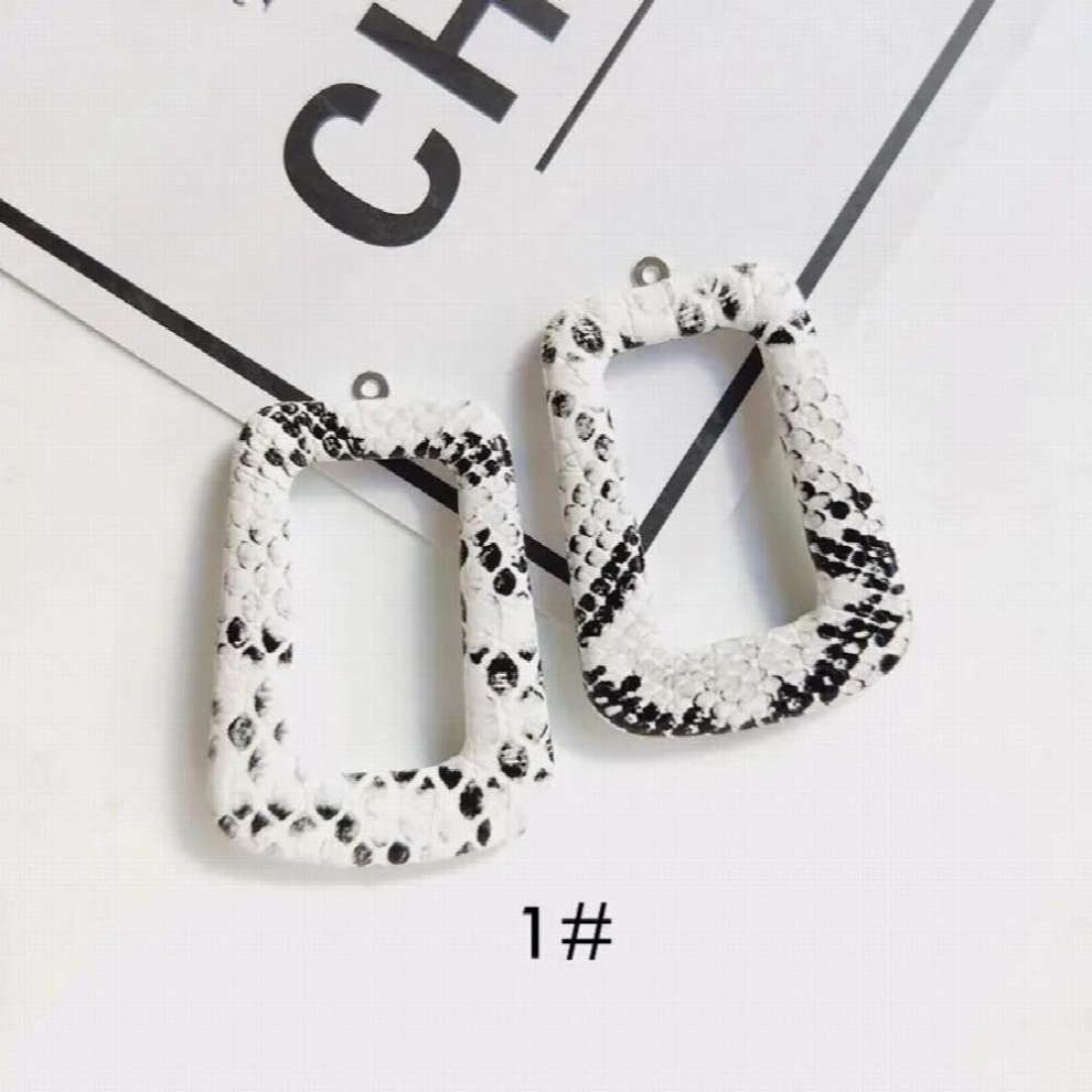 Leopard pendant diy earrings jewelry accessories material geometry tassel sexy exaggeration 8pcs-image-OPC-PCT2QPF-NEW