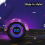 (Galaxy Purple Bundle) 6.5'' Hoverboard and Hoverkart Go Kart LED Bundle 6