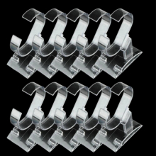 Hot 10pc Acrylic Bracelet Jewelry Wrist Watch Display Rack Holder Show Case Stand Tool Clear Plastic Display