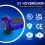 (Galaxy Blue Bundle) 6.5'' Hoverboard and Hoverkart Go Kart LED Bundle 5