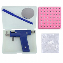 Ear gun Nose Navel Body Piercing Gun Tool Kit 98pcs Instrument Studs Set DIY Tongue Gun Pistola de oreja Pistolet doreille