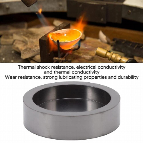 Enamel Ingot Mold, Graphite Casting Mold, Casting Round Mold Round Shape Refine Silver Graphite Mold For Industry 2