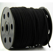 100Yards/lot 3mm Flat Faux Suede Velvet Leather Braided Cord String Rope DIY Thread Lace String Rope