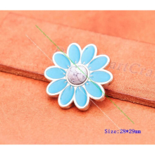 29Mm Beauty Flower Beige Turquoise Leathercraft Case Luggage Bag Belt Hardware Accessories Decor Leather Conchos Buttons