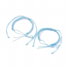 40Pcs Nylon Braided Bracelet Makings Adjustable Rope Braid Bracelets DIY Friendship Couples Bracelets Jewelry Making