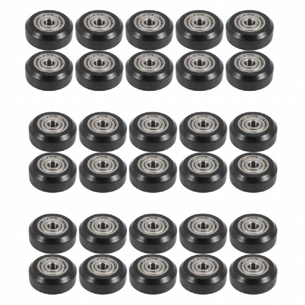 30Pcs Big Plastic Pulley Wheel With Bearing Idler Pulley Gear For 3D Printer 885673737626