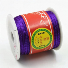 50M/roll 1mm Nylon String Chinese Knotting Satin Silky Braided Macrame Cord Beading Thread Craft Jewelry Accessories