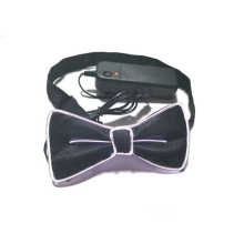 (White) LED Bow Tie For Christmas Rave Party Gift Novelty