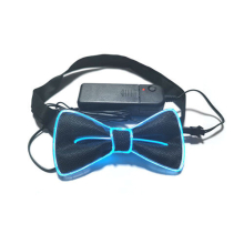 (Ice blue) LED Bow Tie For Christmas Rave Party Gift Novelty
