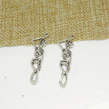 DIY metal alloy Skull Body charms Findings Wholesales Punk Men Jewelry Findings Necklace