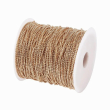 100m 1.5mm Iron Ball Bead Chains Soldered Links Chains For Necklace Bracelet Jewelry Making Golden Antique Bronze Silver