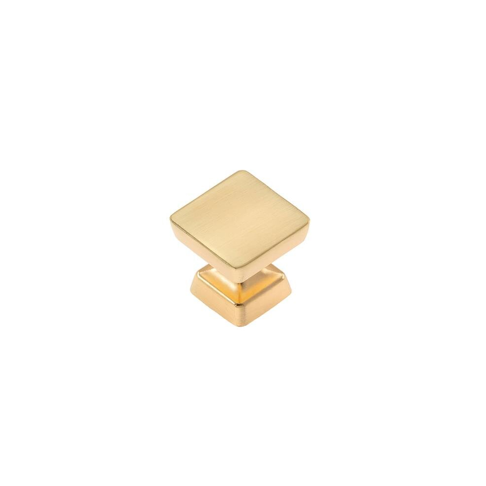 Hw403bb 1.16 In. Zinc Cabinet Knob, Brushed Brass - Pack Of 10 742431241750
