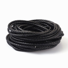 Braided Leather Cord round Jewelry Cord for Jewelry DIY Making Material Dyed 4mm 5mm 6mm 8mm