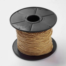 100m/roll 2mm Bead Soldered Iron Ball Bead Chains for Jewelry Making DIY Bracelet Necklace Accessories Beaded Roller Pull Chain
