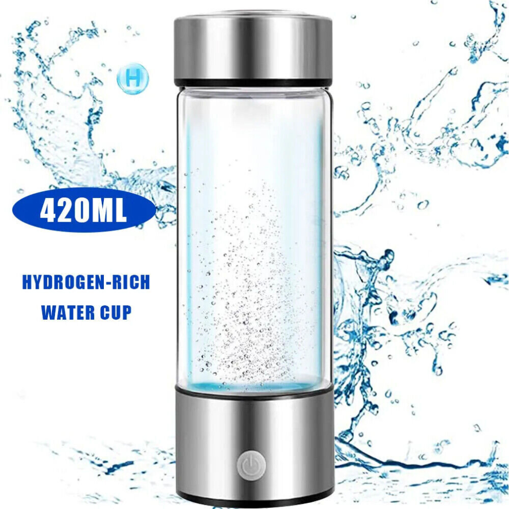 420ml Hydrogen Rich Alkaline Water Ionizer Generator Bottle Cup Mug UK