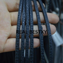 5m/lot 5*3mm flat leather strips wide leather cords for jewelry making bracelets leather cords with patterns