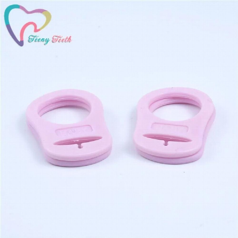 20 PCS Silicone Pacifier Adapter Rings,Dummy Clip,Pacifier Chain Adapter,Baby Dummy Pacifier Holder