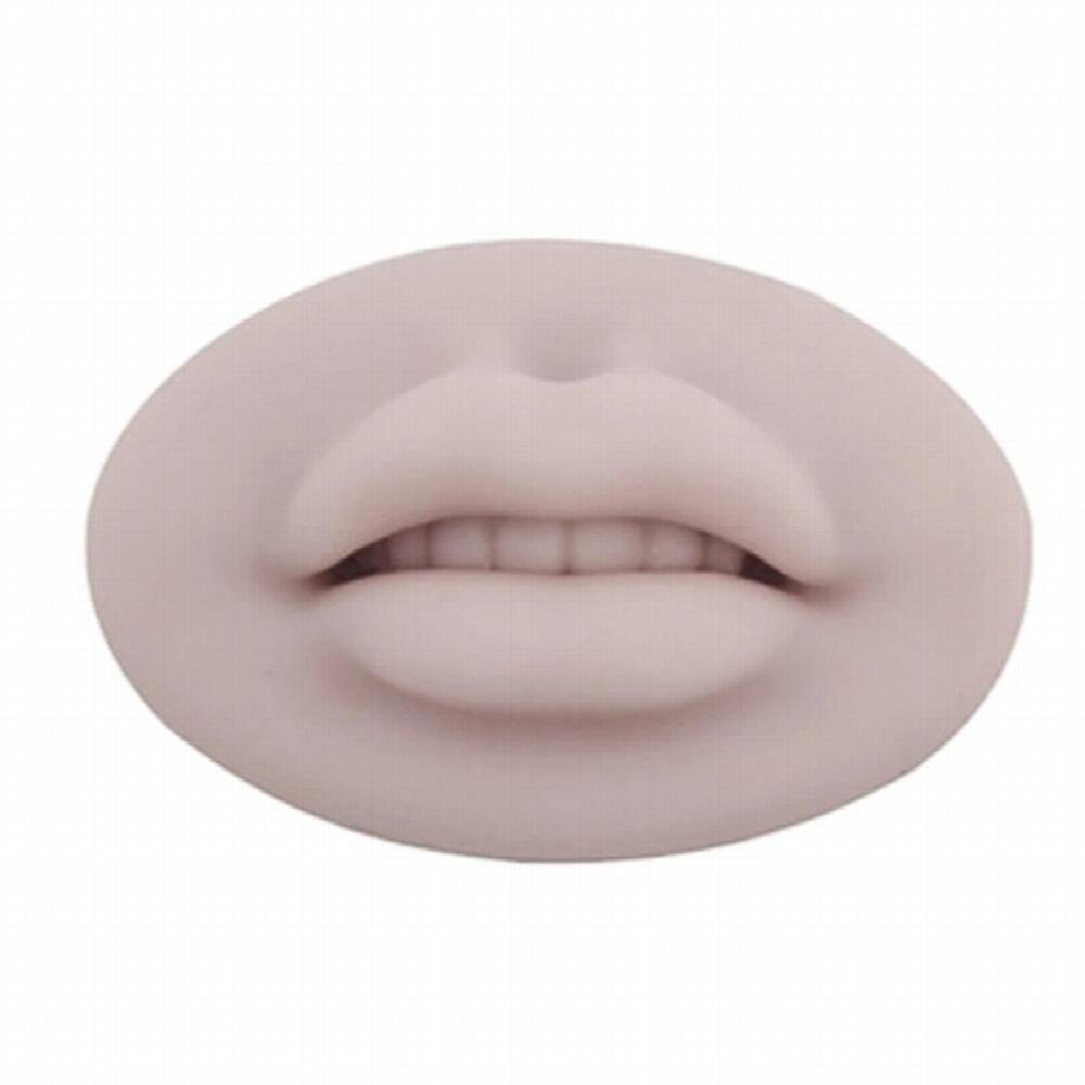 Tattoo Practice Skin,Fake Lips Realistic Lips Model for Tattoos,Tattoo Makeup Practice Lip Tattoo Training Silicone Lips