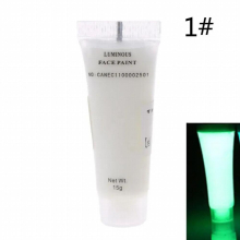 Glow in The Dark Liquid Luminous Pigment Non-Toxic Blacklight Face Paint Makeup