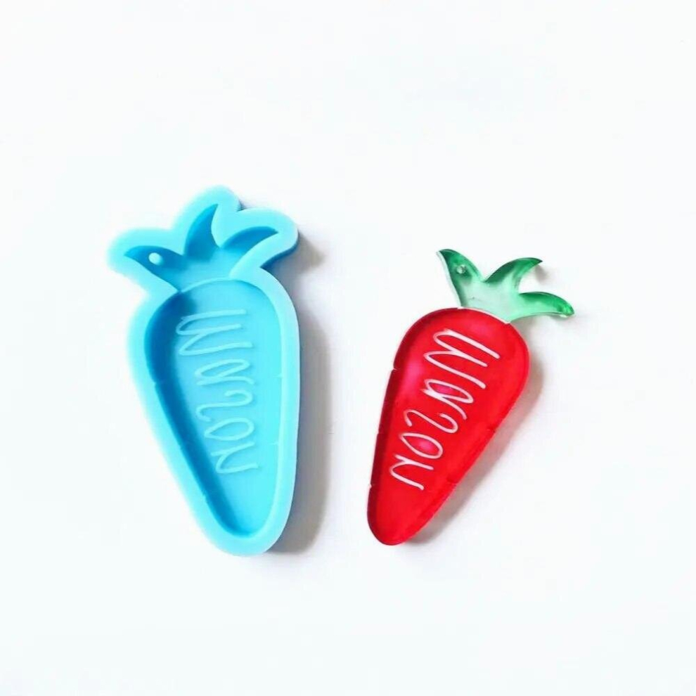 Moulds Cake Tools Rabbit Pendant Clay Mold Easter Rabbit Mold Keychain Molds Easter Eggs Mold Jewelry Making Tool