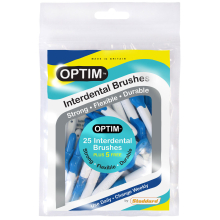 Icon Optim Standard Blue Interdental Brushes Pack Of 25 Plus 5 Free