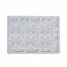 N58F Diy Glue Mold Chess Party Leisure Puzzle Board Game Classic Checkers Board Crystal Epoxy Mold for Resin Crafts Making