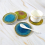 Patterned Round Coaster Epoxy Resin Mold Cup Mat Mug Pad Silicone Mold 6