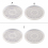Patterned Round Coaster Epoxy Resin Mold Cup Mat Mug Pad Silicone Mold 2